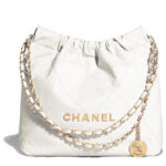 Chanel 22 Handbag AS3261 White